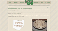 Desktop Screenshot of clevelandtofu.com